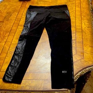 Splits 59 Capri yoga pants with snake skin design